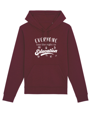 EDUCATION Burgundy