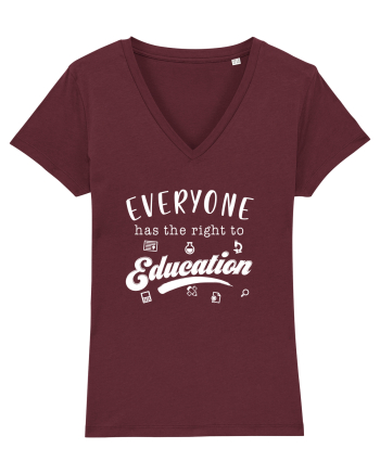 EDUCATION Burgundy