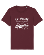 EDUCATION Tricou mânecă scurtă Unisex Rocker