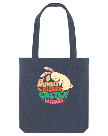 de Paște - Bunny kisses easter wishes Midnight Blue