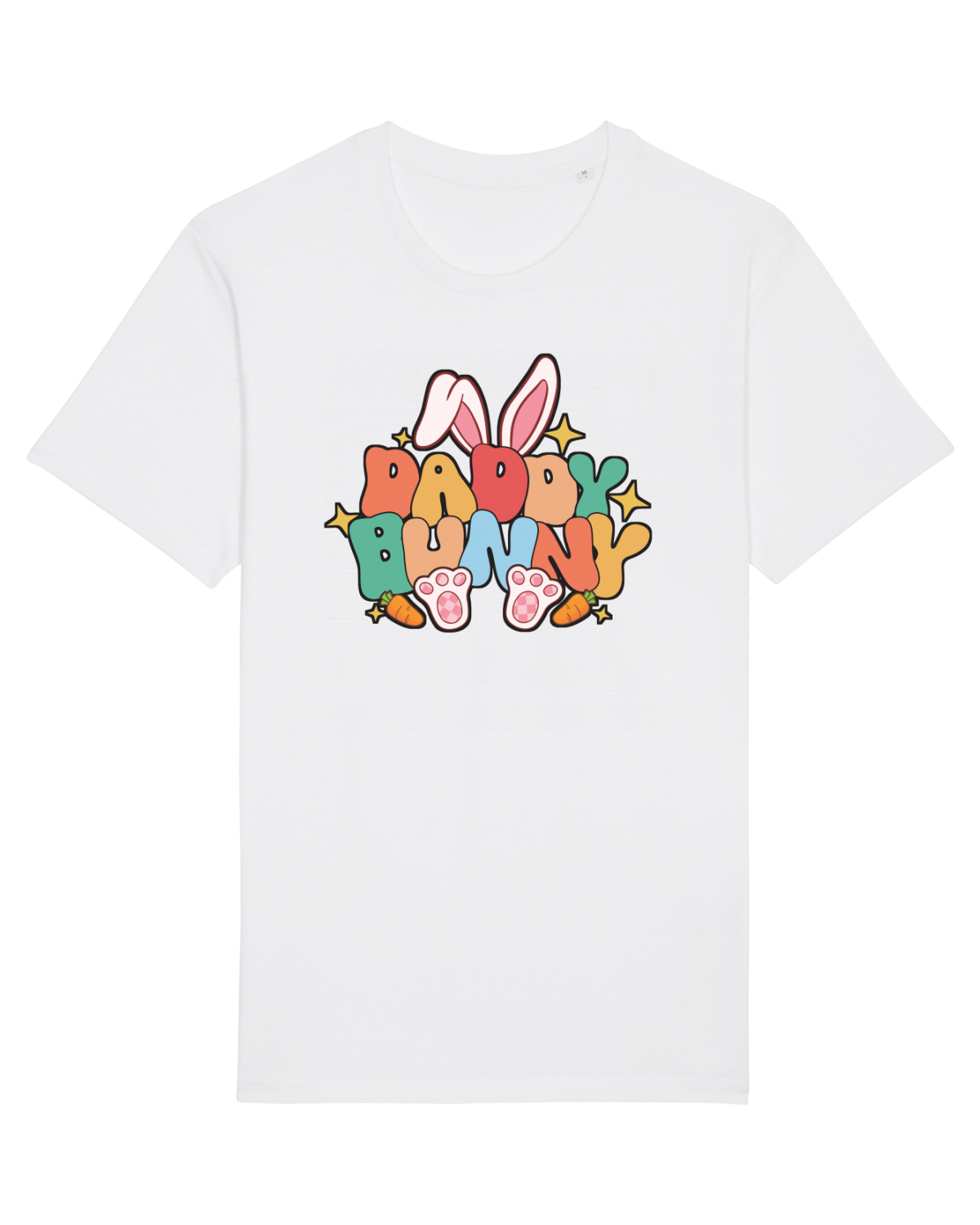 Tricou mânecă scurtă Unisex Rocker White