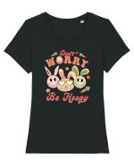 de Paște - Do not worry be hoppy Tricou mânecă scurtă guler larg fitted Damă Expresser