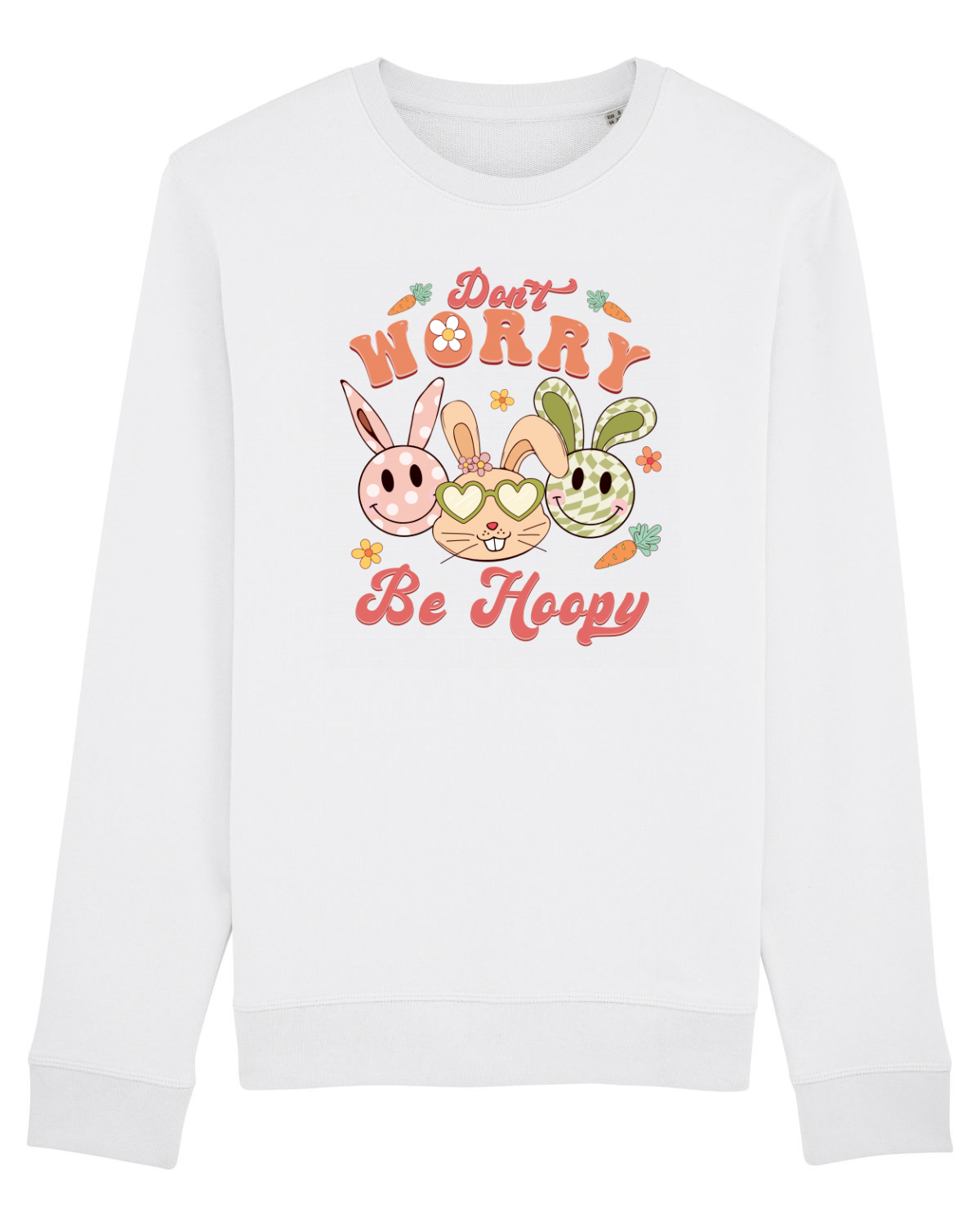 Bluză mânecă lungă Unisex Rise White