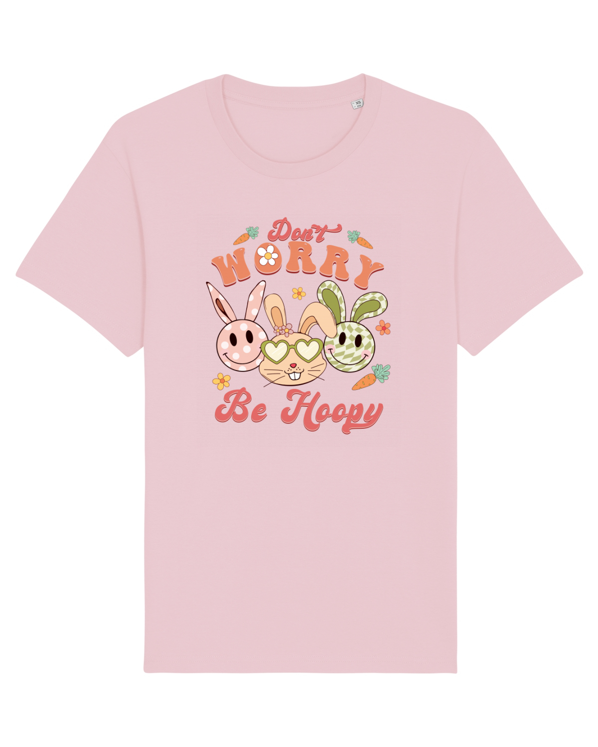 Tricou mânecă scurtă Unisex Rocker Cotton Pink