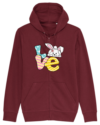 de Paște - Easter bunny love Burgundy