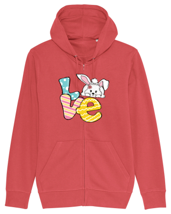 de Paște - Easter bunny love Carmine Red