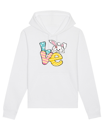 de Paște - Easter bunny love White