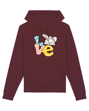 de Paște - Easter bunny love Burgundy