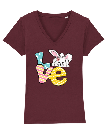 de Paște - Easter bunny love Burgundy