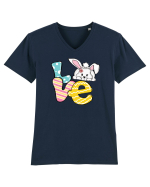 de Paște - Easter bunny love Tricou mânecă scurtă guler V Bărbat Presenter