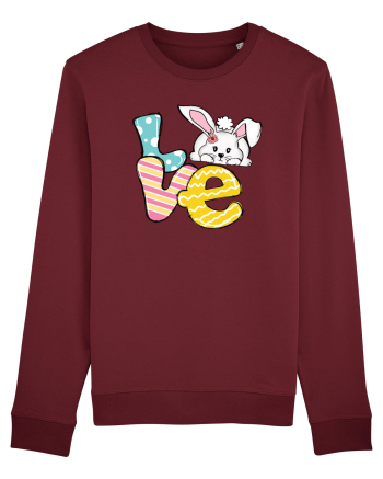de Paște - Easter bunny love Burgundy