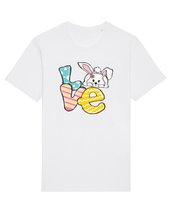 de Paște - Easter bunny love White