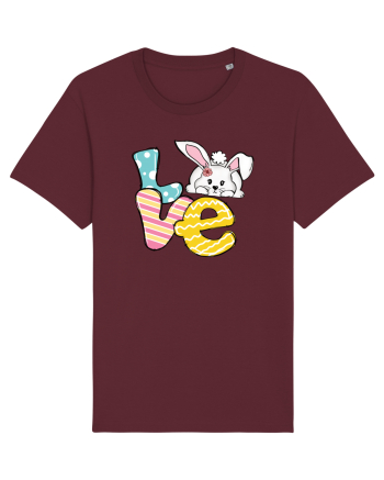 de Paște - Easter bunny love Burgundy