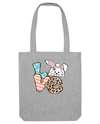 de Paște - Easter bunny love v2 Heather Grey