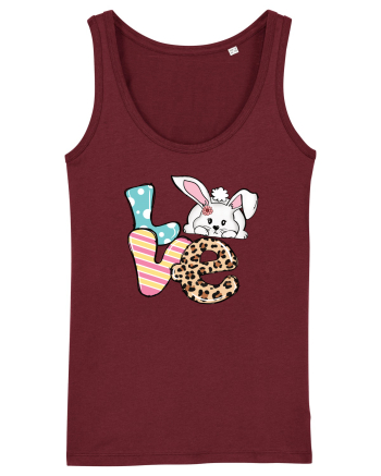 de Paște - Easter bunny love v2 Burgundy