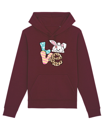 de Paște - Easter bunny love v2 Burgundy