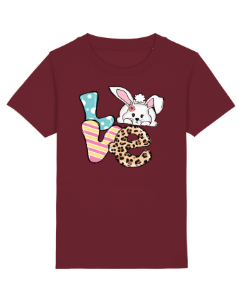 de Paște - Easter bunny love v2 Burgundy