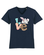 de Paște - Easter bunny love v2 Tricou mânecă scurtă guler V Bărbat Presenter
