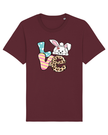 de Paște - Easter bunny love v2 Burgundy