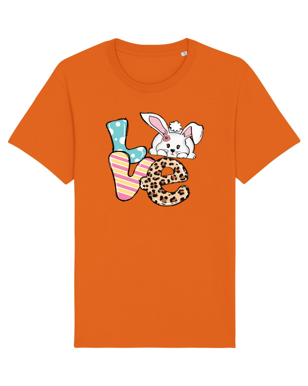 Tricou mânecă scurtă Unisex Rocker Bright Orange