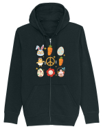 de Paște - Easter flower power Hanorac cu fermoar Unisex Connector