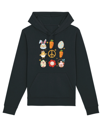 de Paște - Easter flower power Black