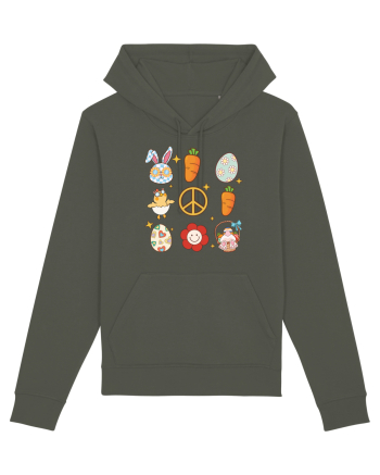 de Paște - Easter flower power Khaki