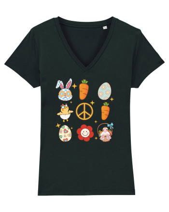 de Paște - Easter flower power Black