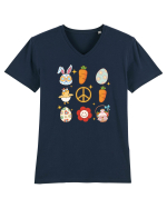 de Paște - Easter flower power Tricou mânecă scurtă guler V Bărbat Presenter