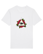 Rose Eye Tricou mânecă scurtă Unisex Rocker