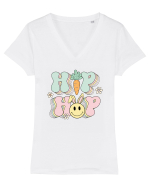 de Paște - Easter hip hop v2 Tricou mânecă scurtă guler V Damă Evoker