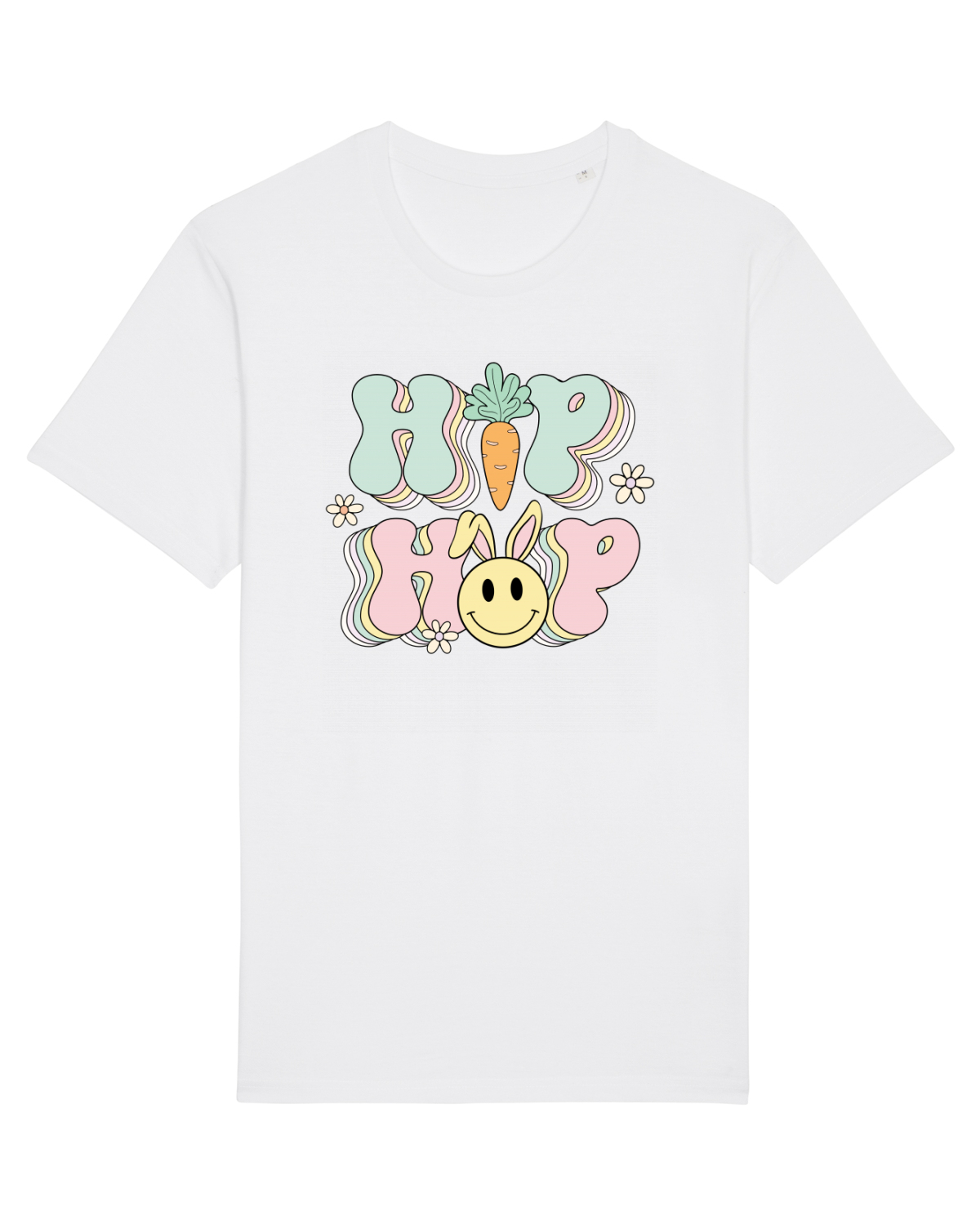 Tricou mânecă scurtă Unisex Rocker White