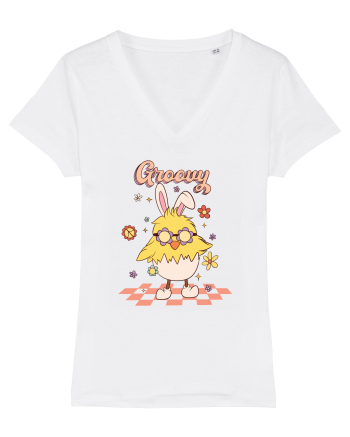 de Paște - Groovy easter chick White