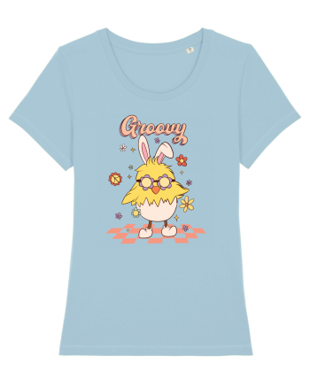 de Paște - Groovy easter chick Sky Blue