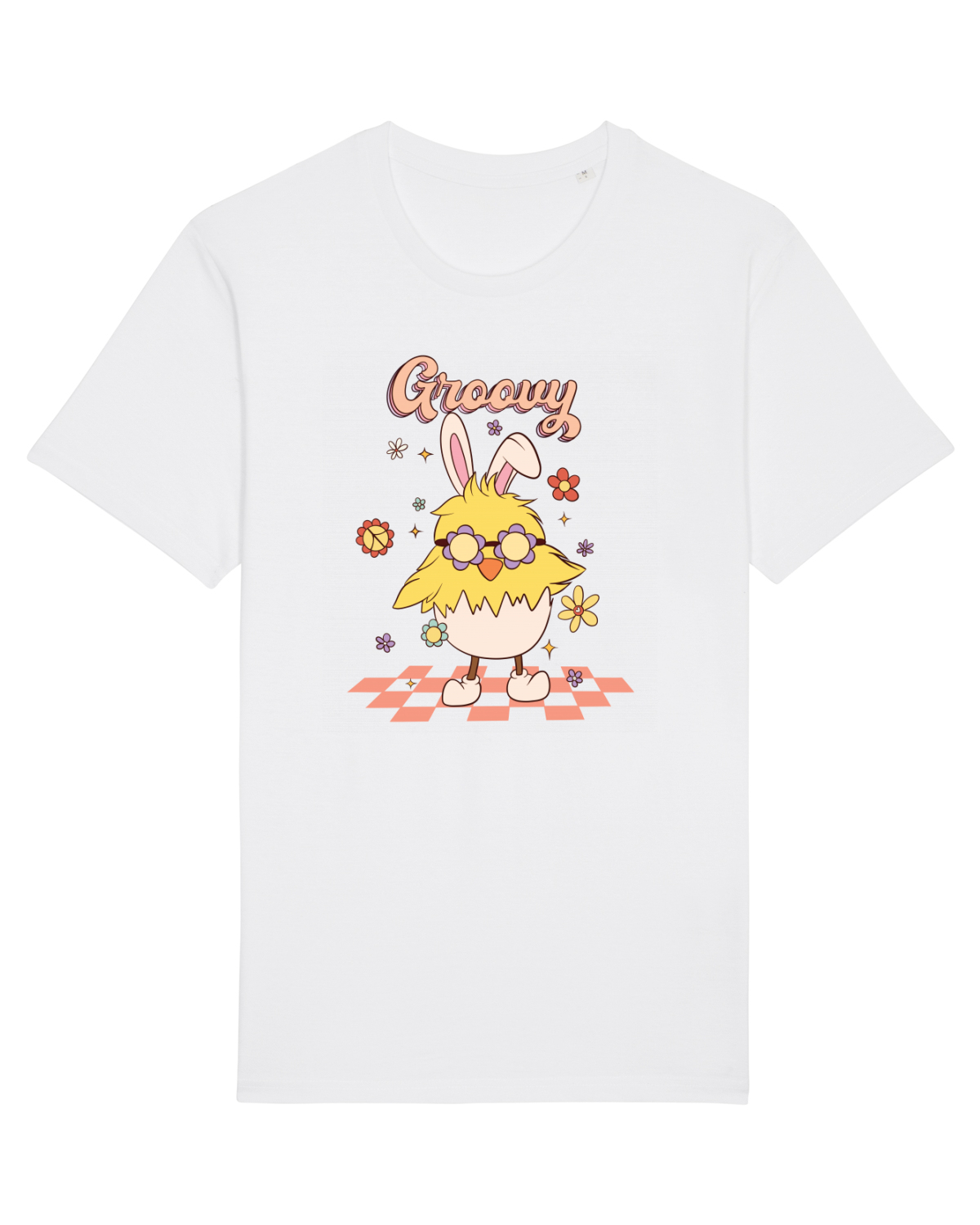 Tricou mânecă scurtă Unisex Rocker White