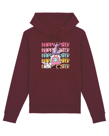 de Paște - Happy Easter bunny gnome Burgundy