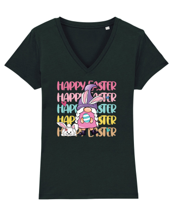 de Paște - Happy Easter bunny gnome Black