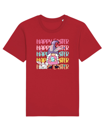 de Paște - Happy Easter bunny gnome Red