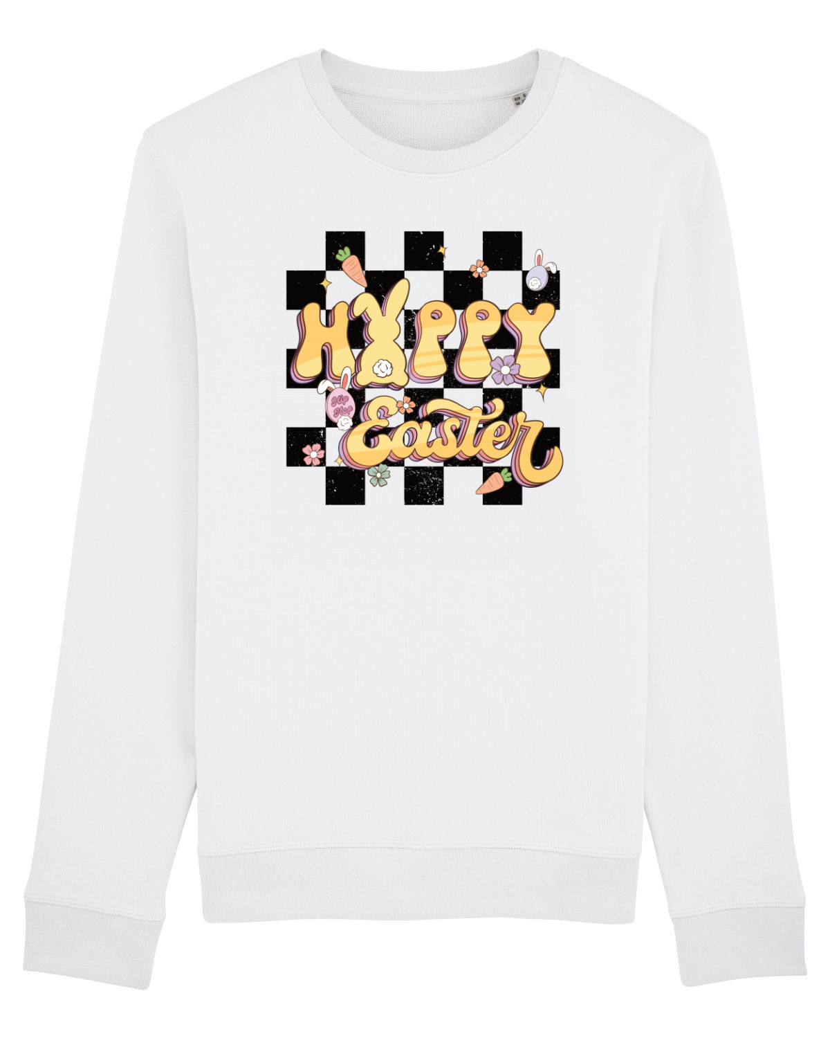 Bluză mânecă lungă Unisex Rise White
