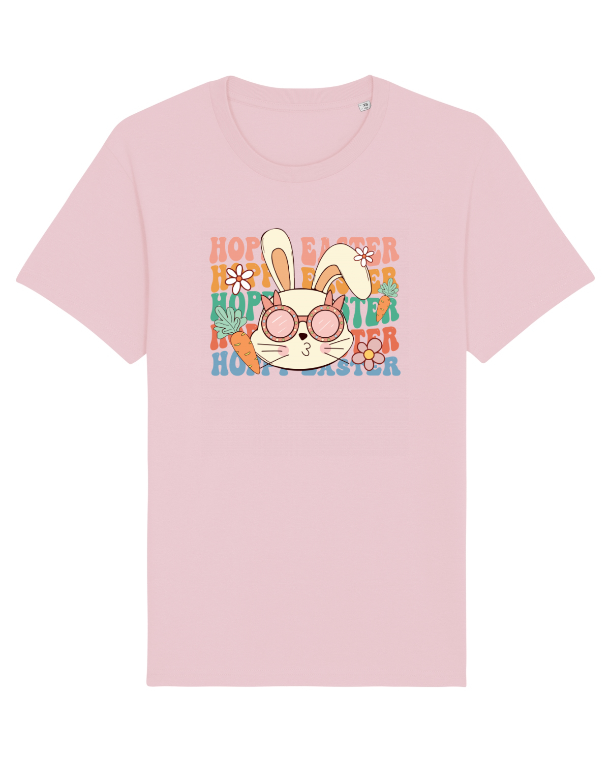 Tricou mânecă scurtă Unisex Rocker Cotton Pink