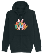 de Paște - Mama bunny Hanorac cu fermoar Unisex Connector