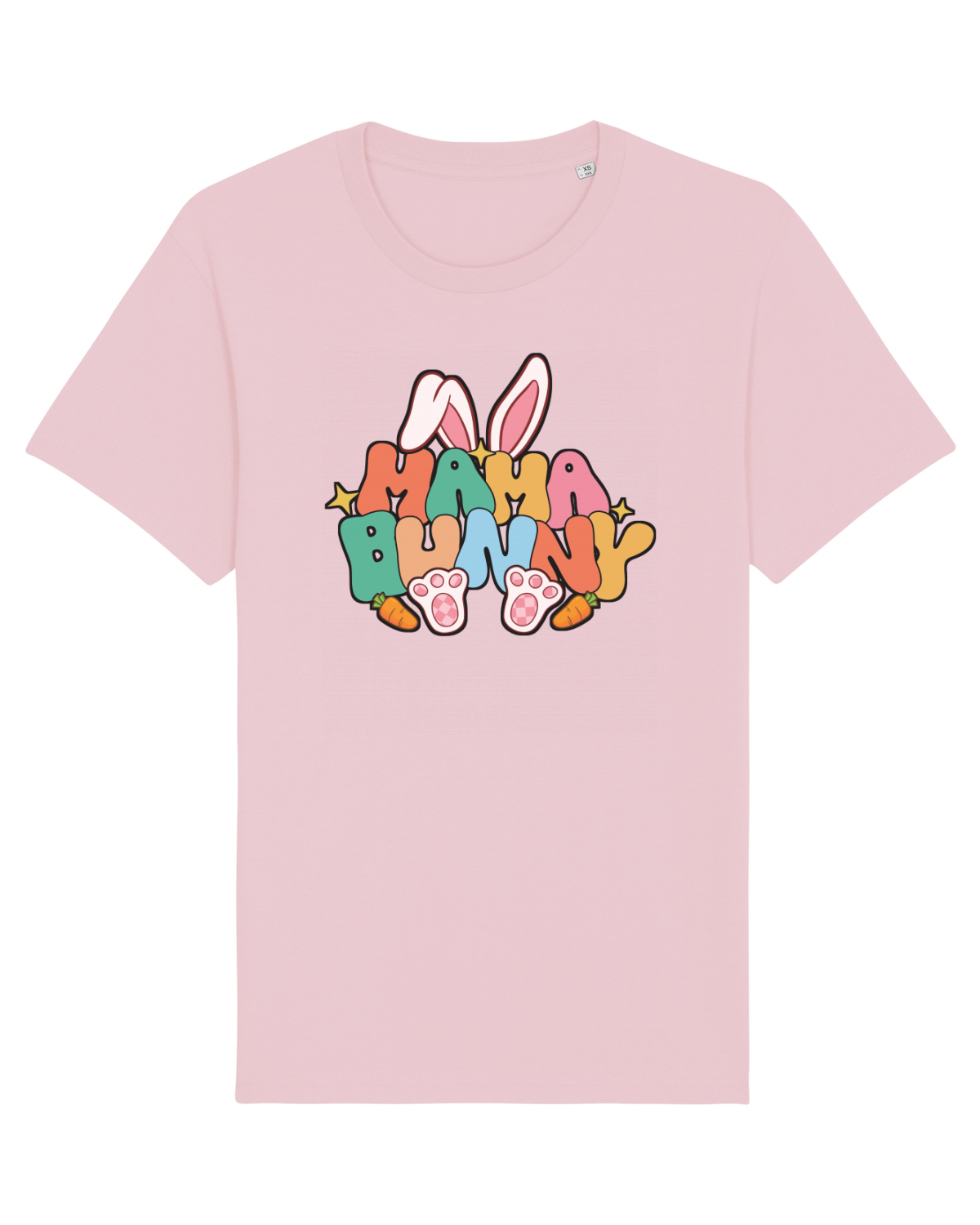 Tricou mânecă scurtă Unisex Rocker Cotton Pink