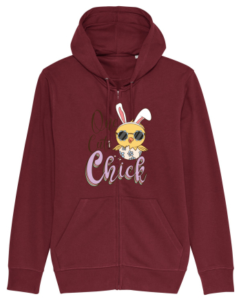 de Paște - One cute chick Burgundy