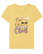 de Paște - One cute chick Tricou mânecă scurtă guler larg fitted Damă Expresser