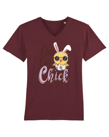 de Paște - One cute chick Burgundy