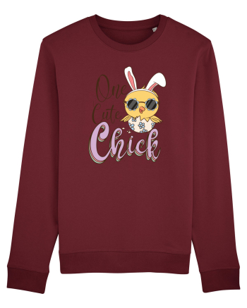 de Paște - One cute chick Burgundy
