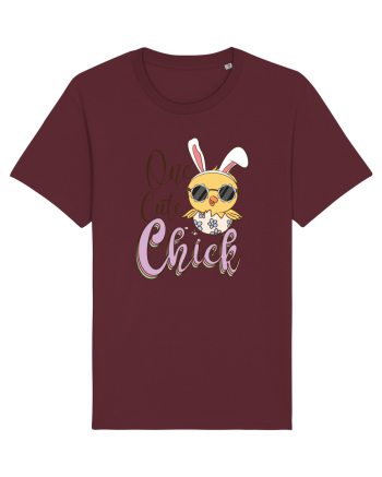 de Paște - One cute chick Burgundy