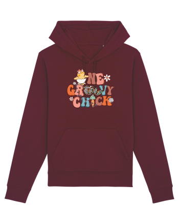 de Paște - One groovy chick Burgundy