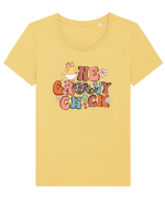 de Paște - One groovy chick Tricou mânecă scurtă guler larg fitted Damă Expresser