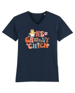 de Paște - One groovy chick Tricou mânecă scurtă guler V Bărbat Presenter
